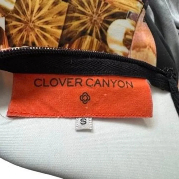 Clover Canyon size small surf neoprene scuba bodycon dress desert print - Picture 4 of 7